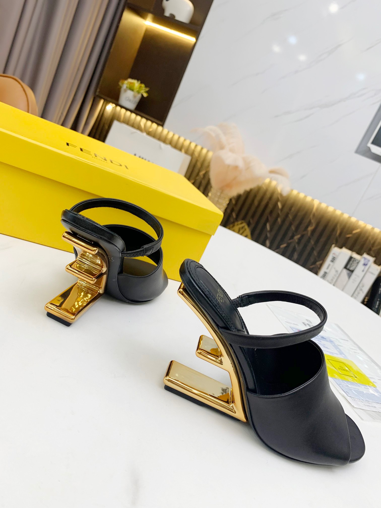 Fendi First high heel sandals