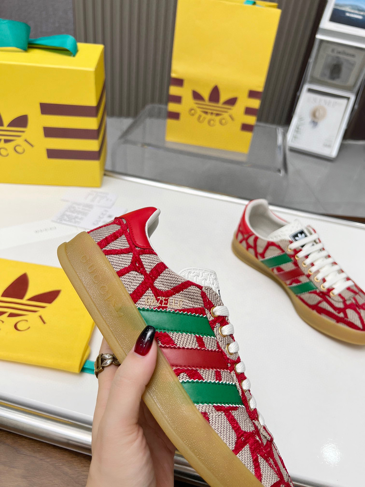 GUCCI & ADIDAS GAZELLE SHOES
