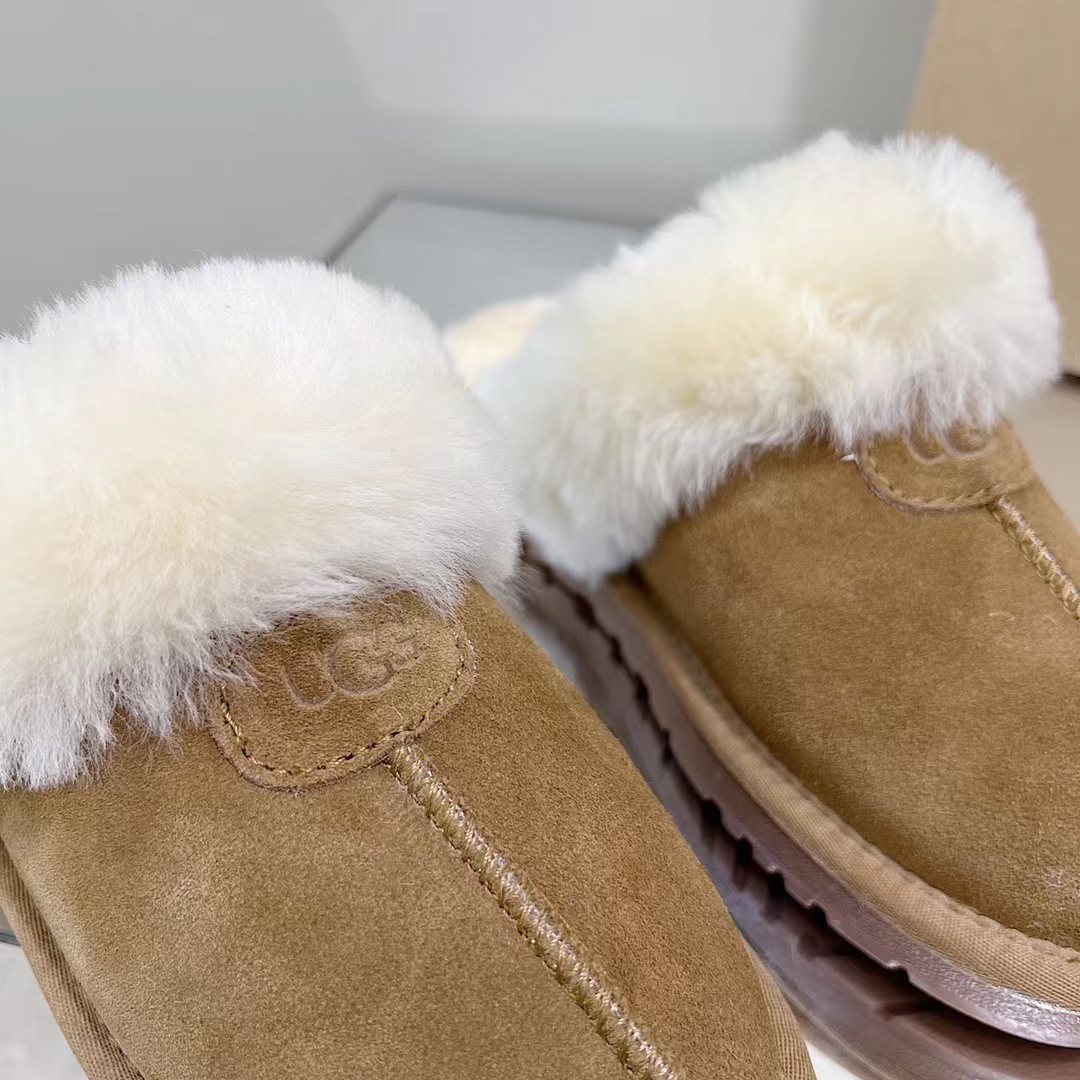 UGG Wool Half Slides