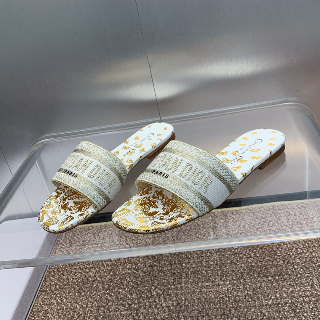 DIOR DWAY Gradient Butterflies Slippers