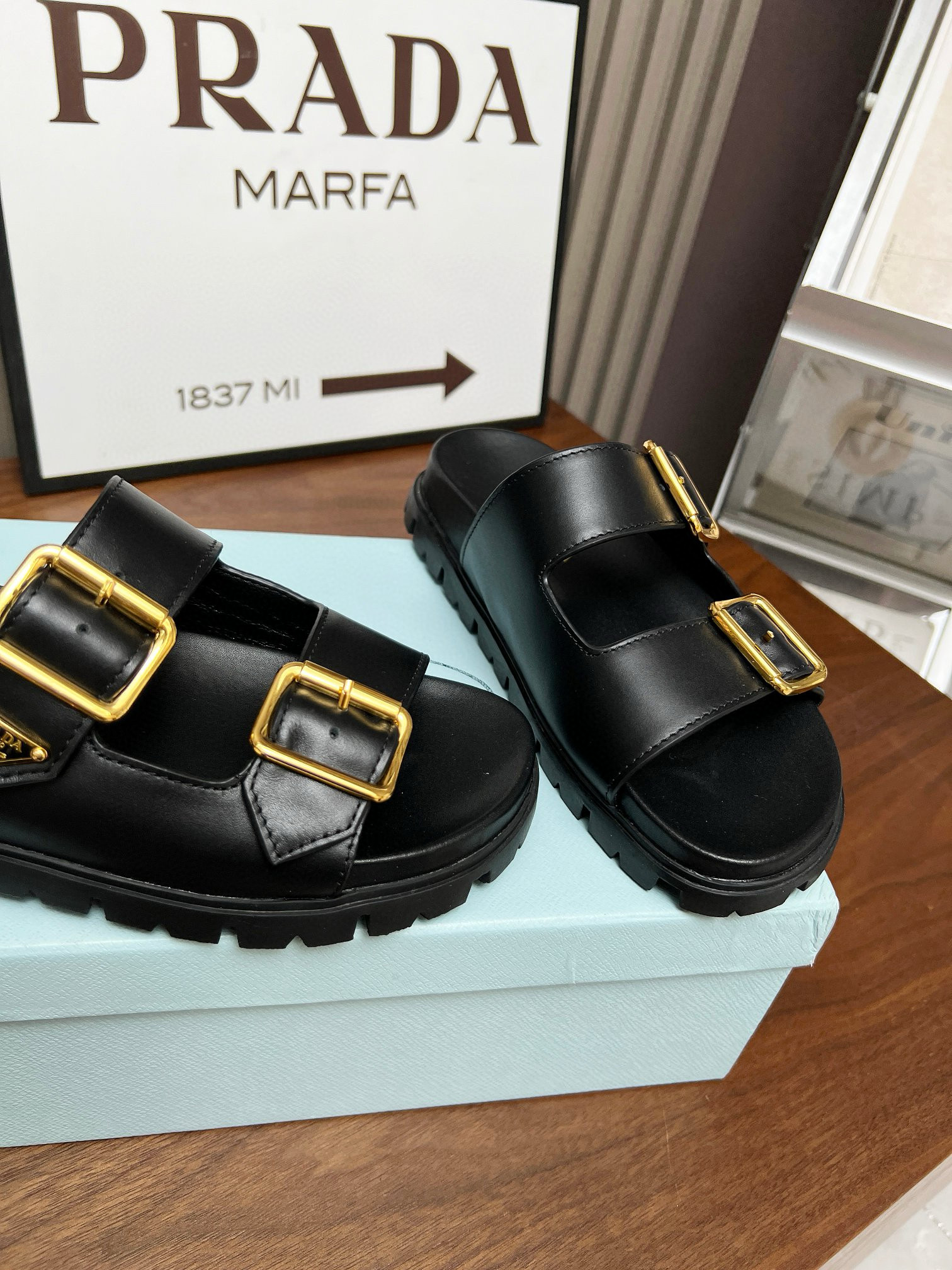 PRADA two straps Slippers