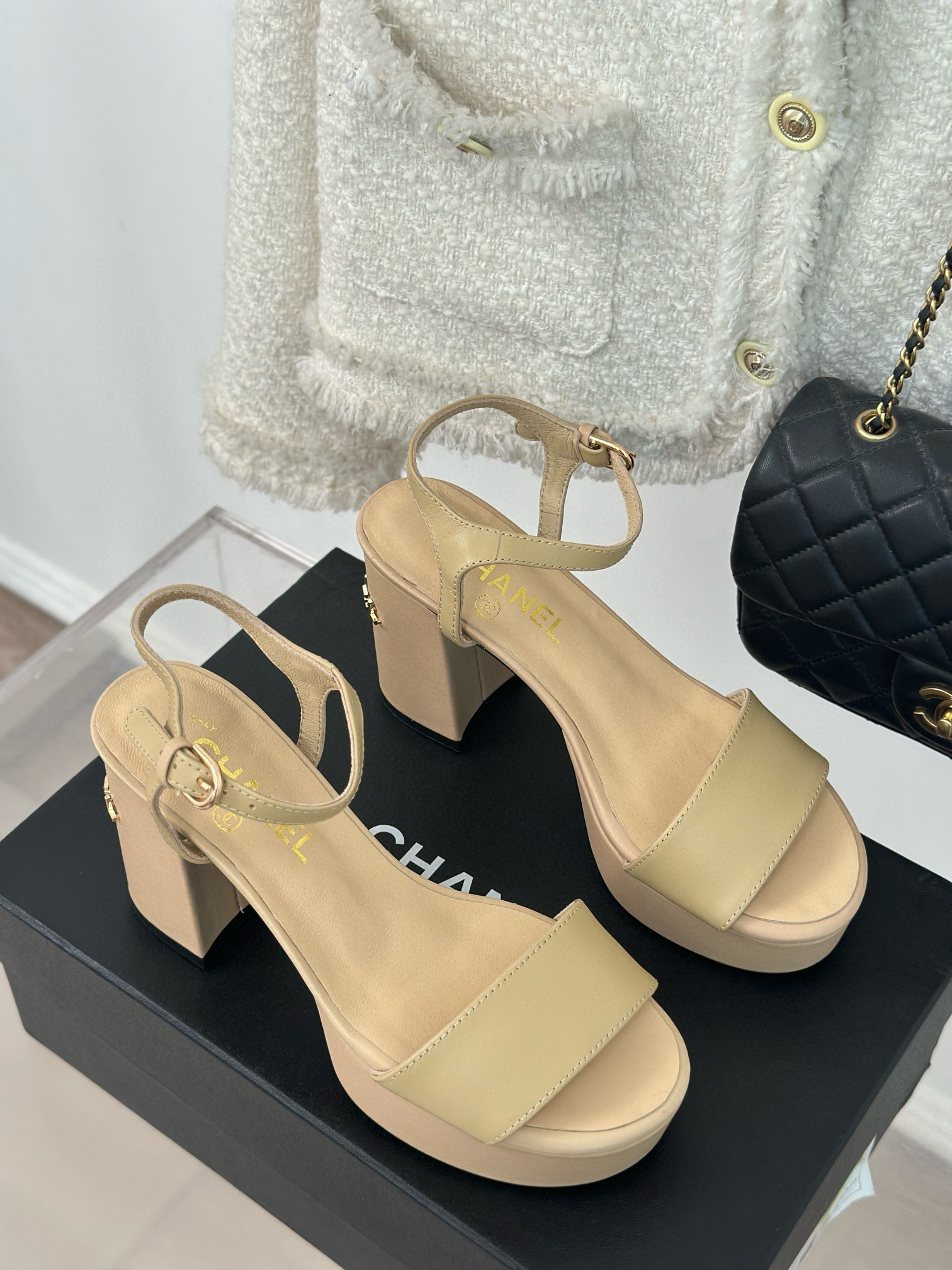 CHANEL Heels Sandals
