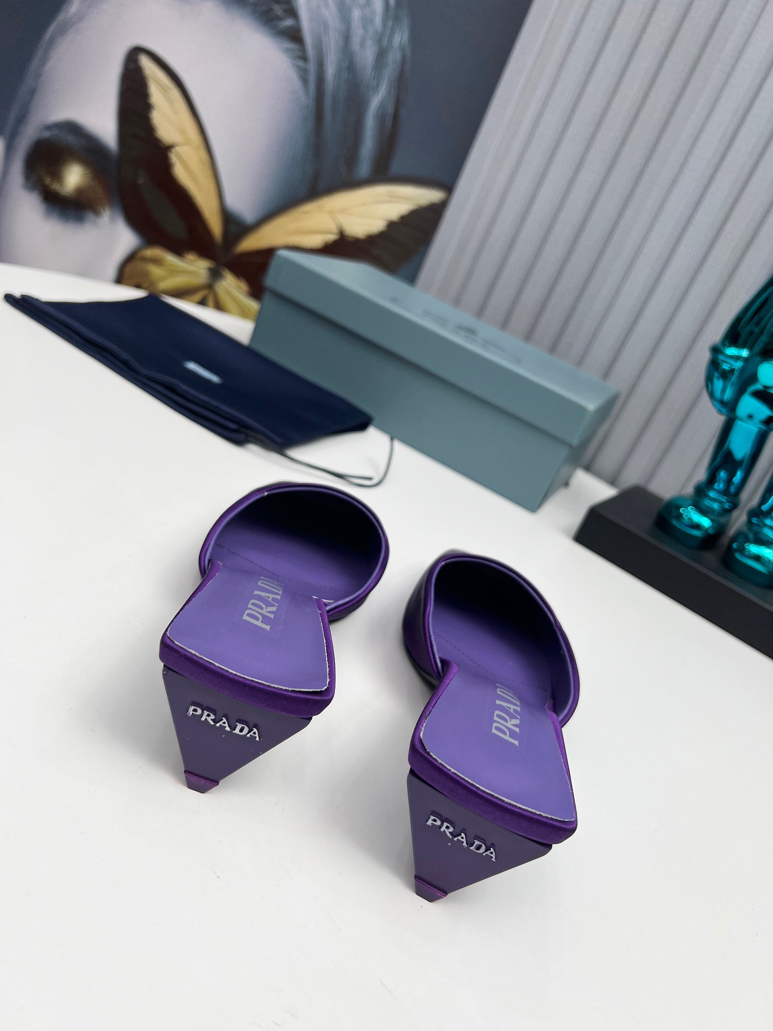 PRADA Silk Satin Muggles