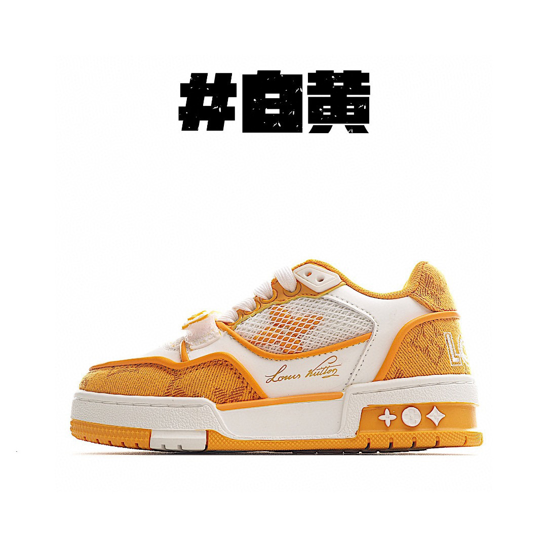 LV Trainer kids shoes