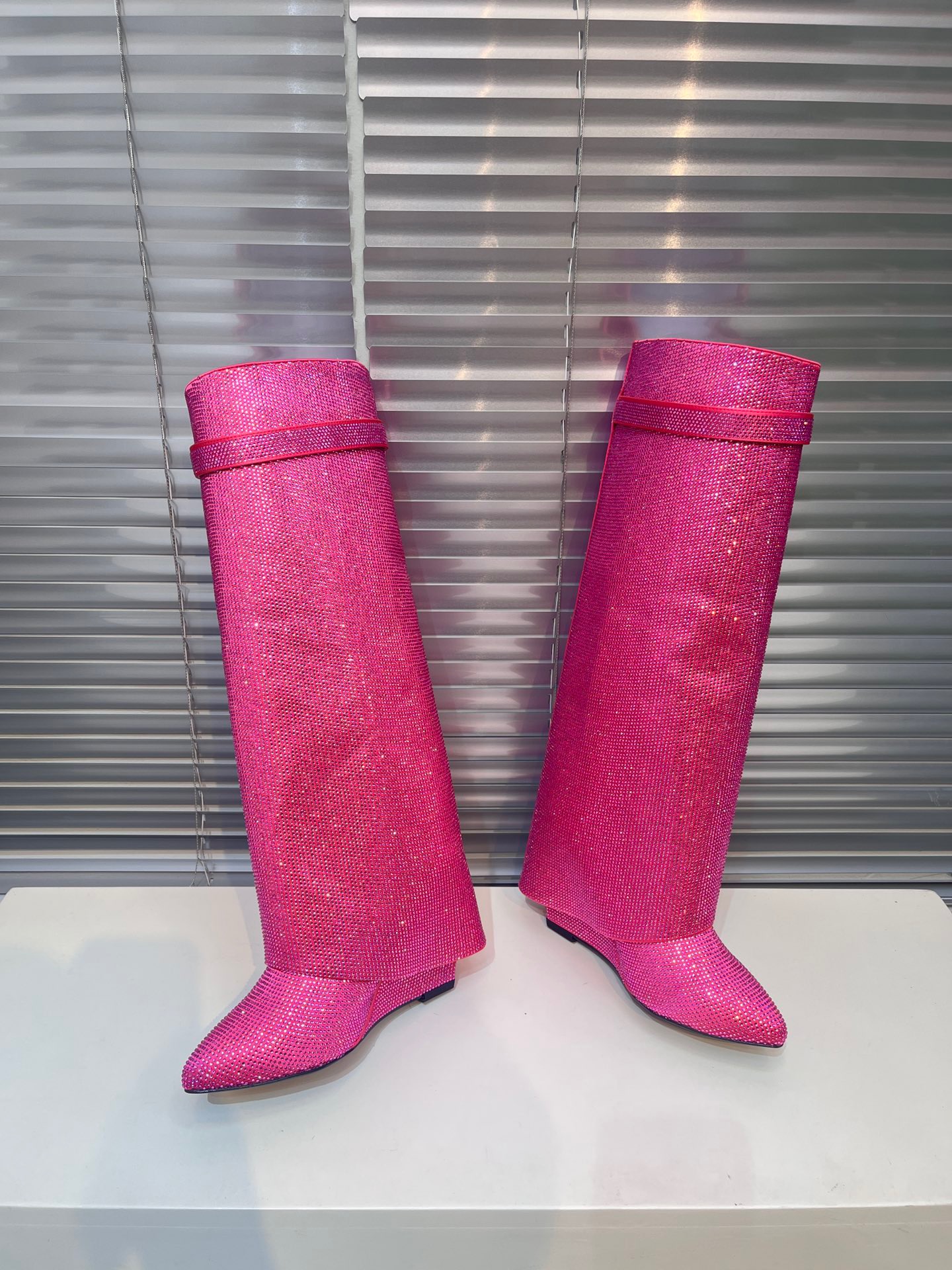 GIVENCHY Shark Diamond Boots