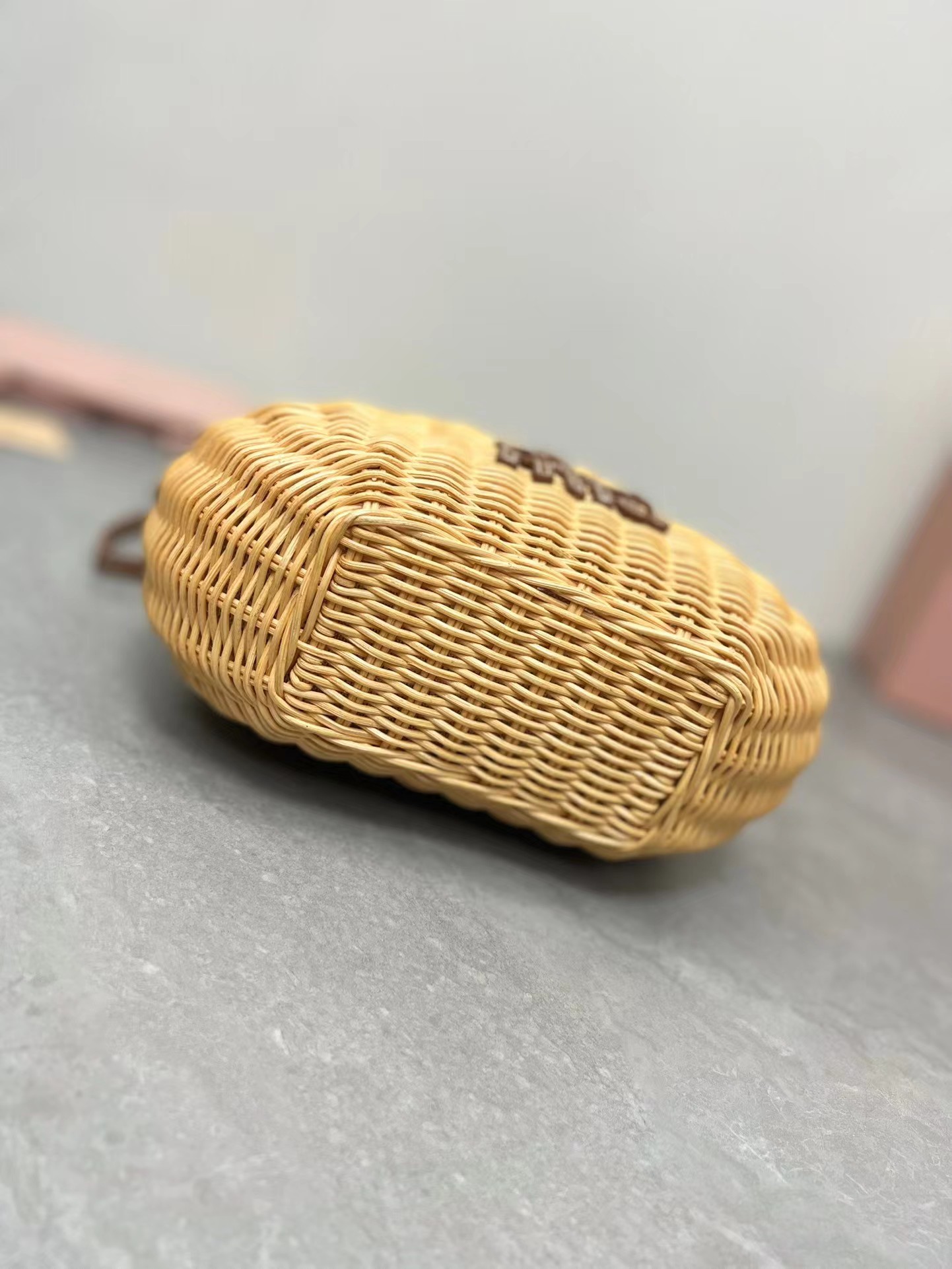 MIU MIU Woven handbag （best quality）