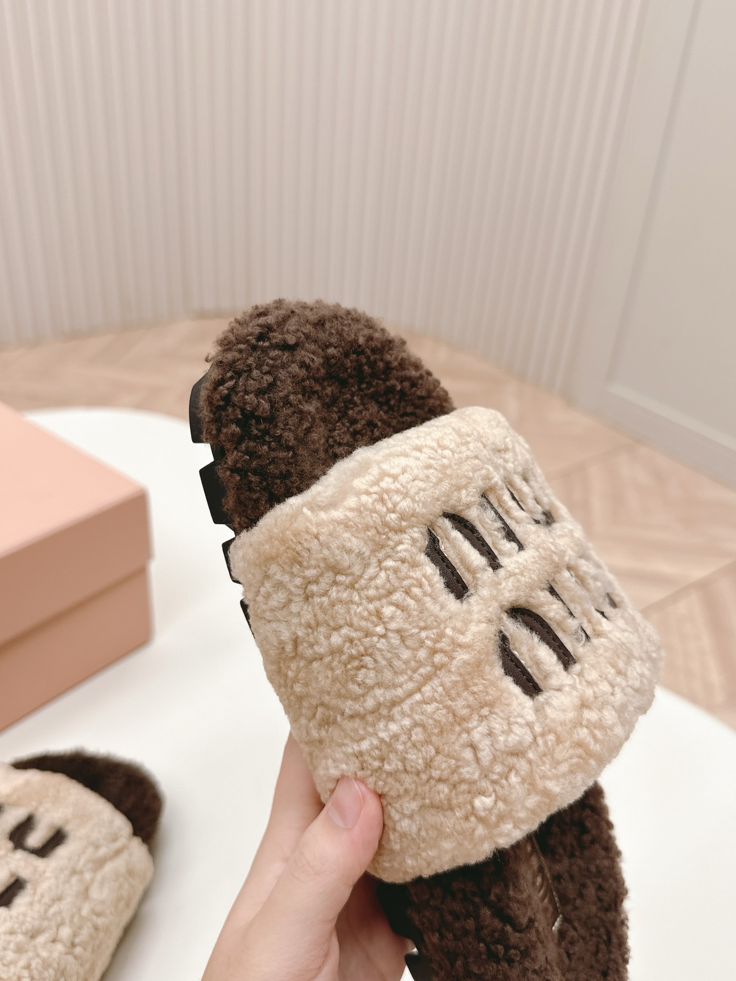 MIU MIU Wool slippers