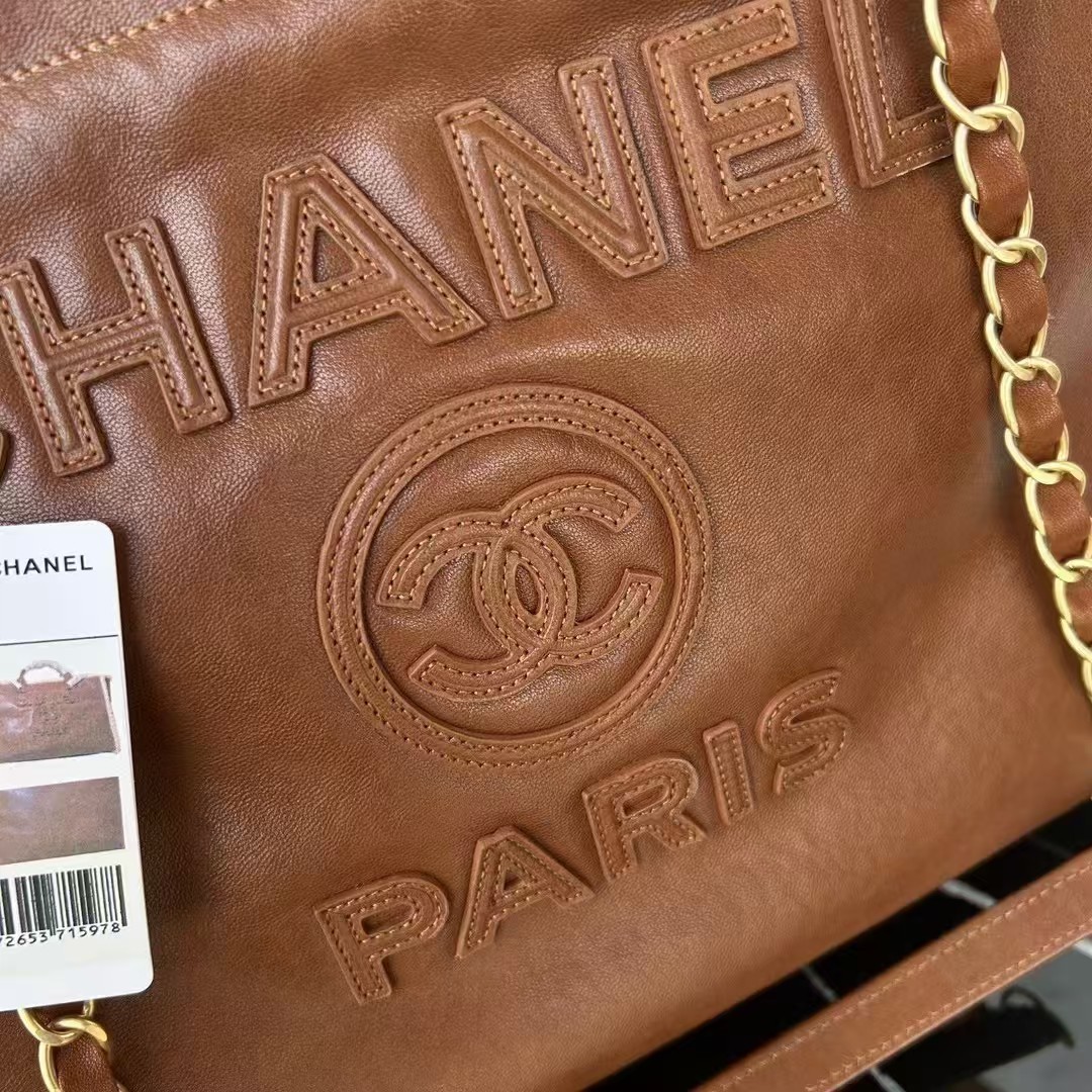 CHANEL Wool Tote Bag