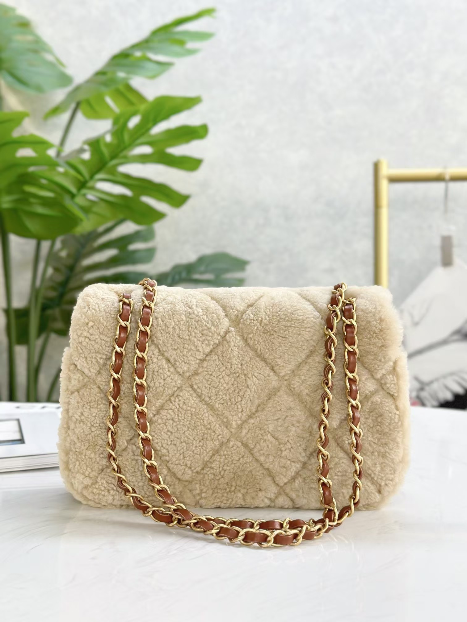 CHANEL Wool Handbag