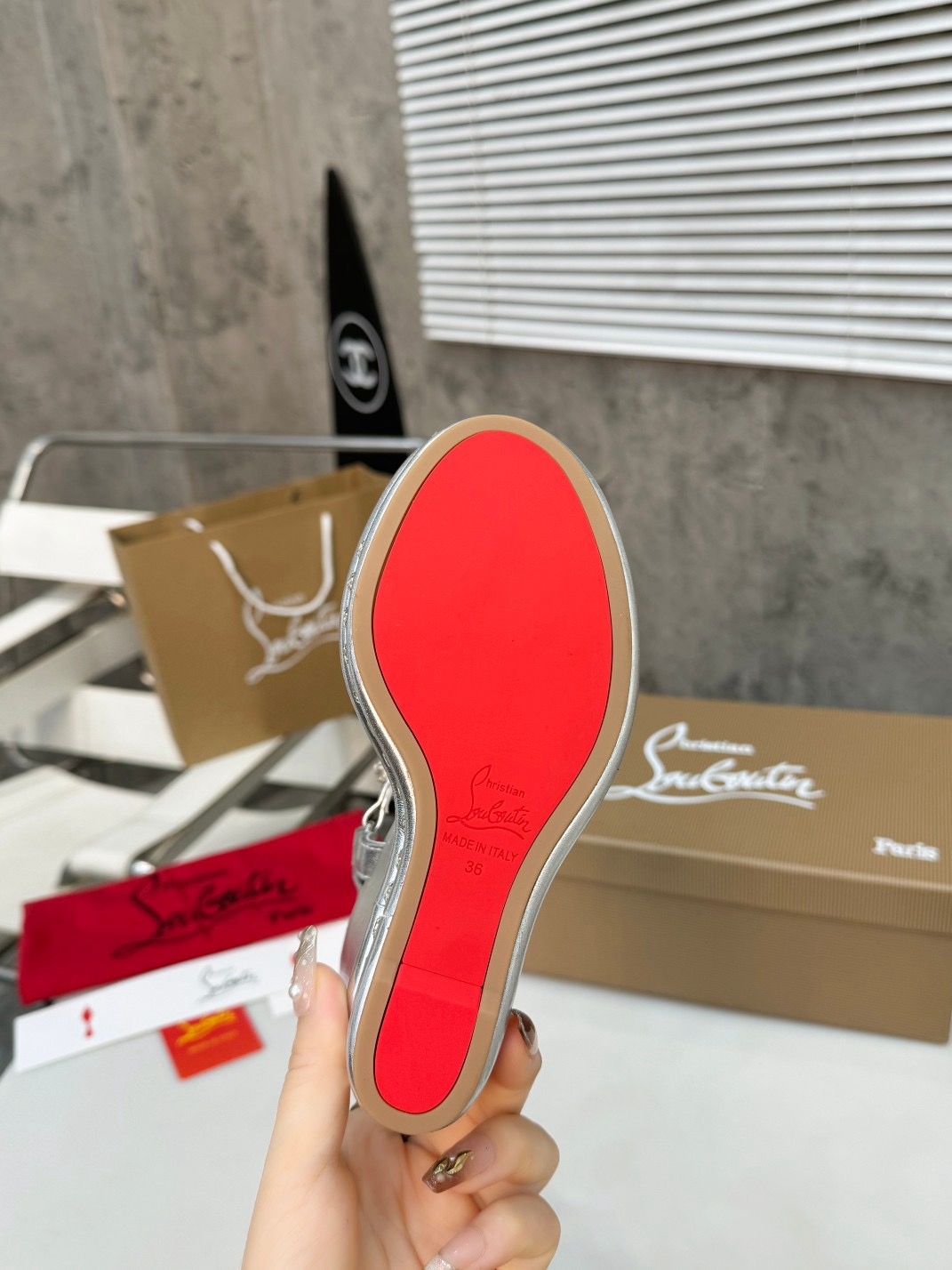 Christian Louboutin Wedge Sandals