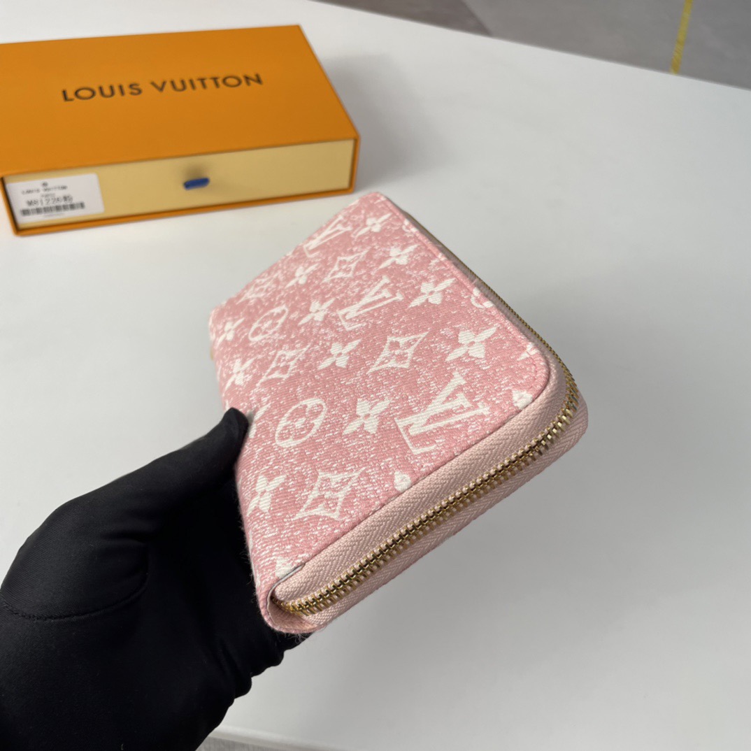 LV Zippy Wallet Monogram Jacquard Denim ( best quality)