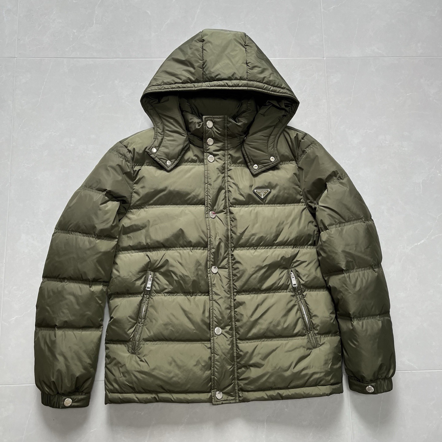 Baseball-style cotton jacket