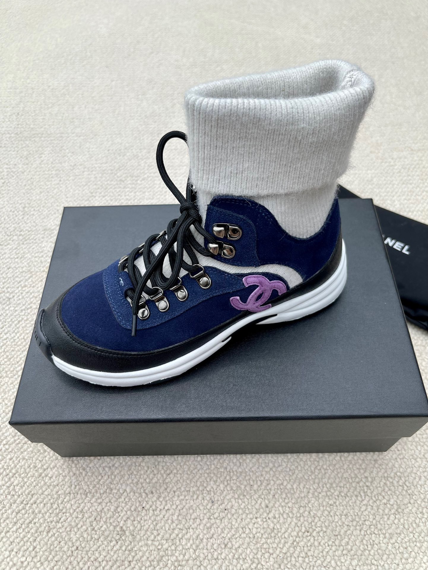 CHANEL Casual socks sneakers ankle boots high tops
