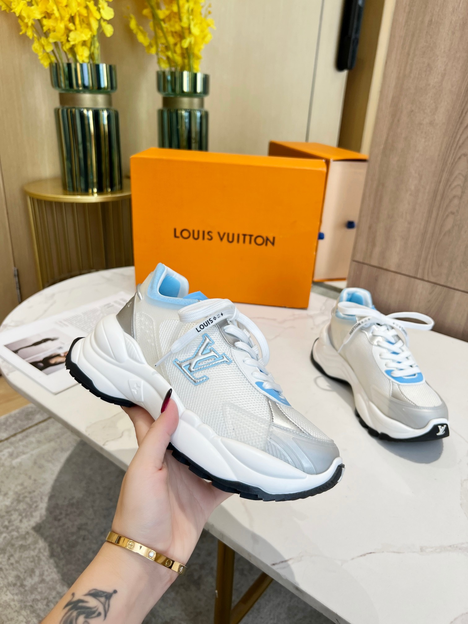 Louis Vuitton RUN 55 Sneakers