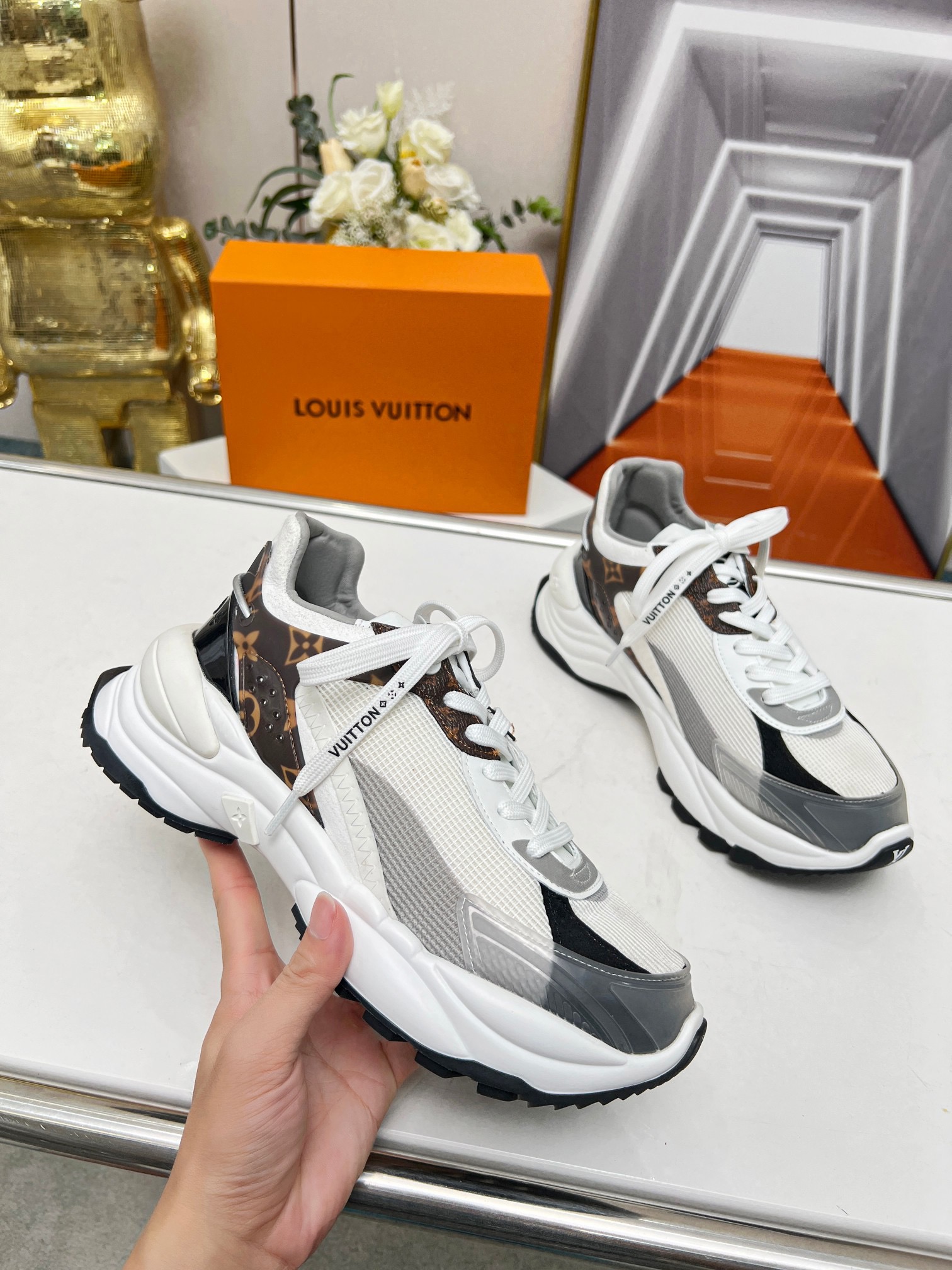 Louis Vuitton RUN 55 Sneakers