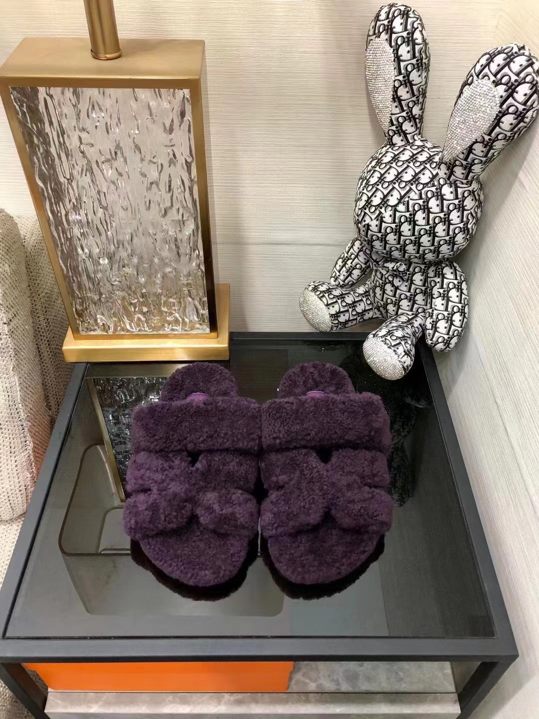 HERMES Chypre FUR Sandals