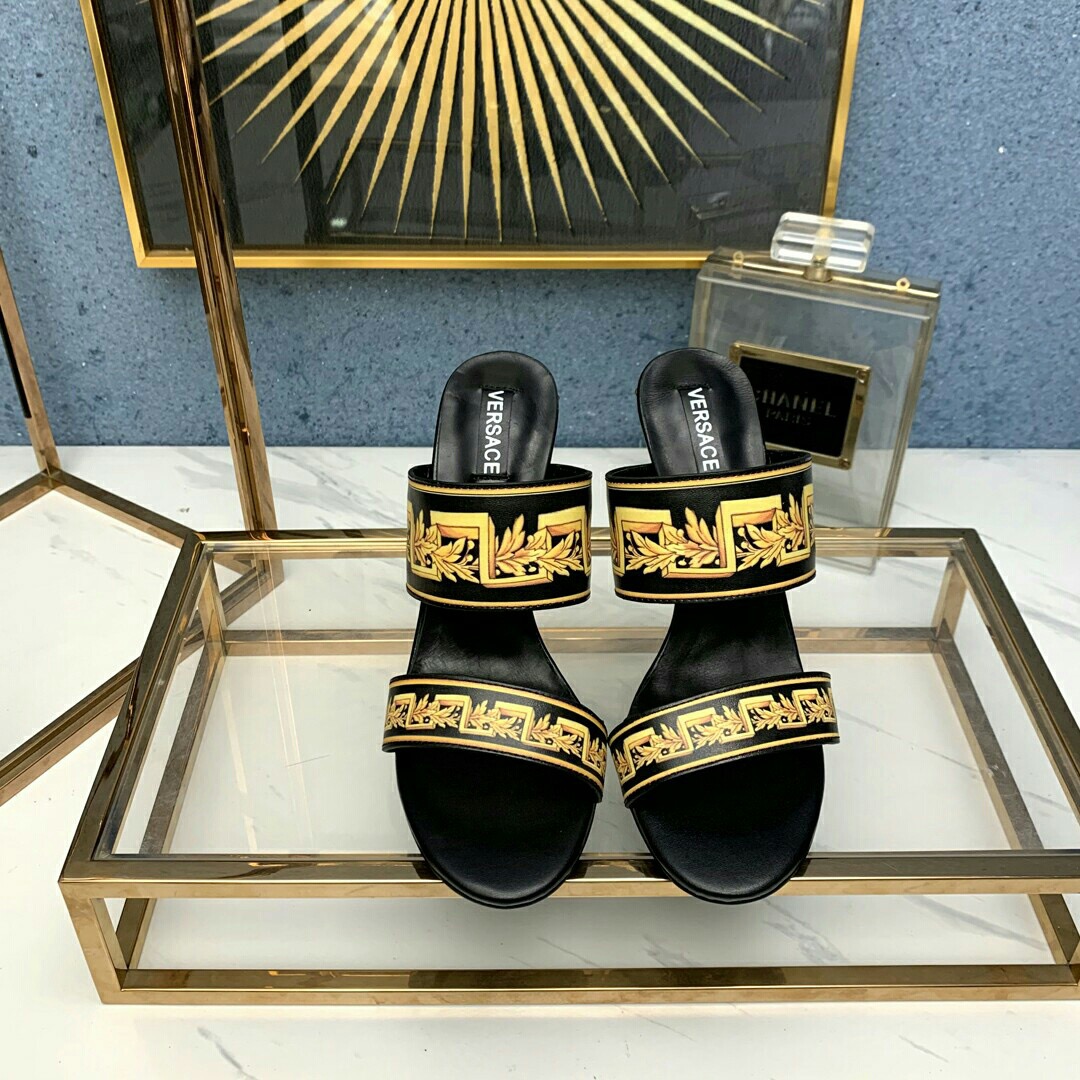 VERSACE ALLOVER HEELS