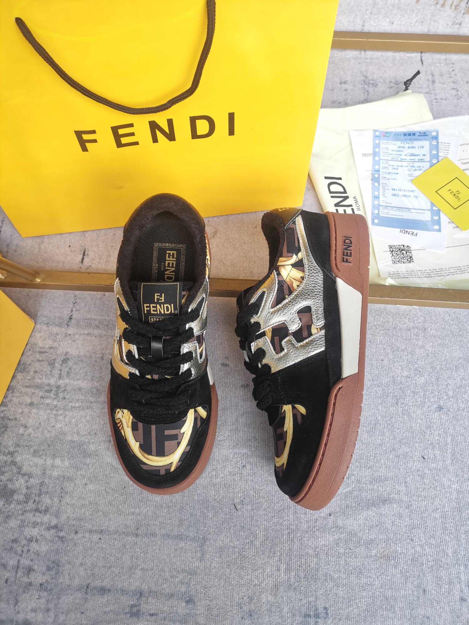 FENDI Match Sneakers