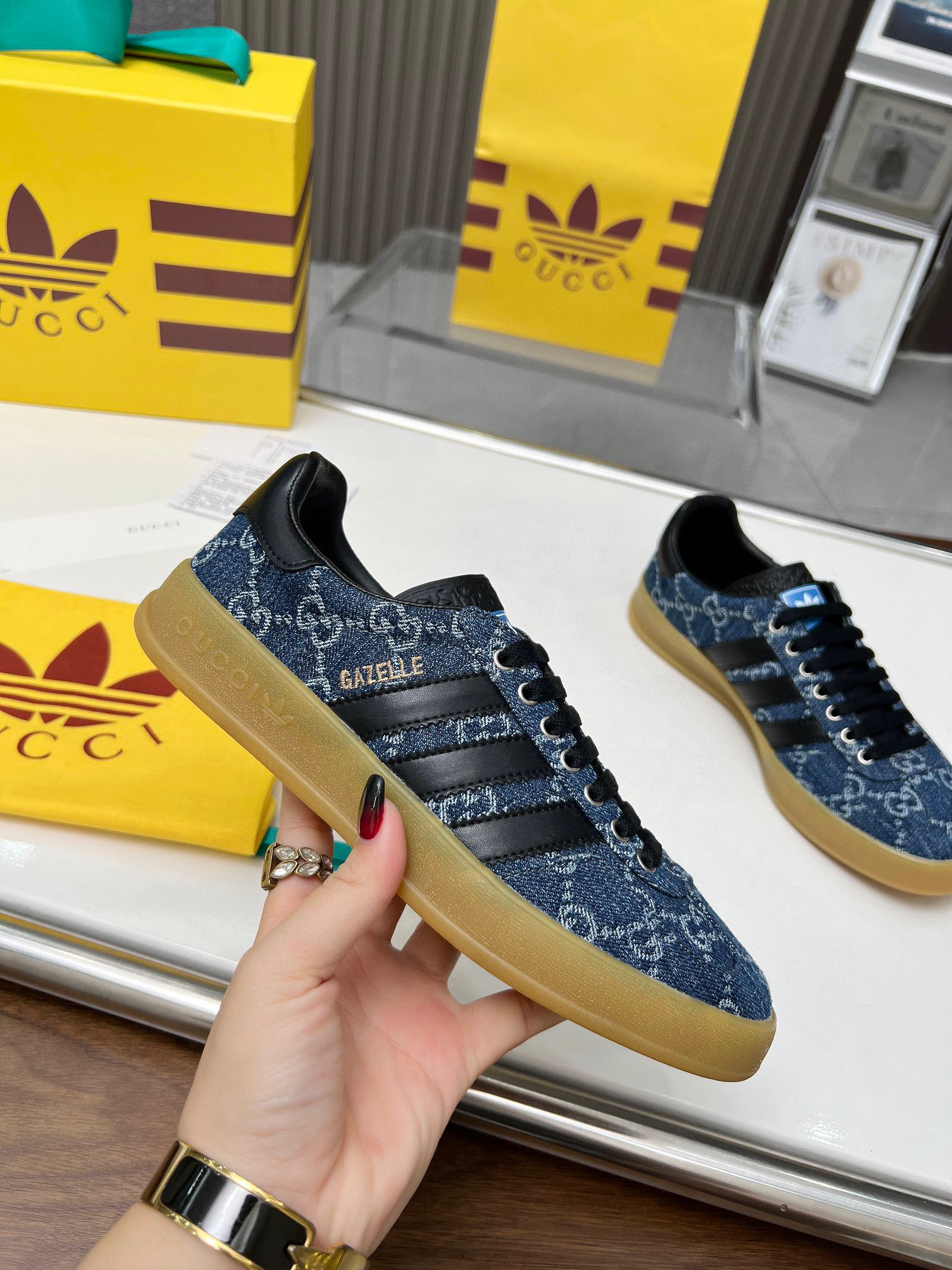 GUCCI & ADIDAS GAZELLE SHOES
