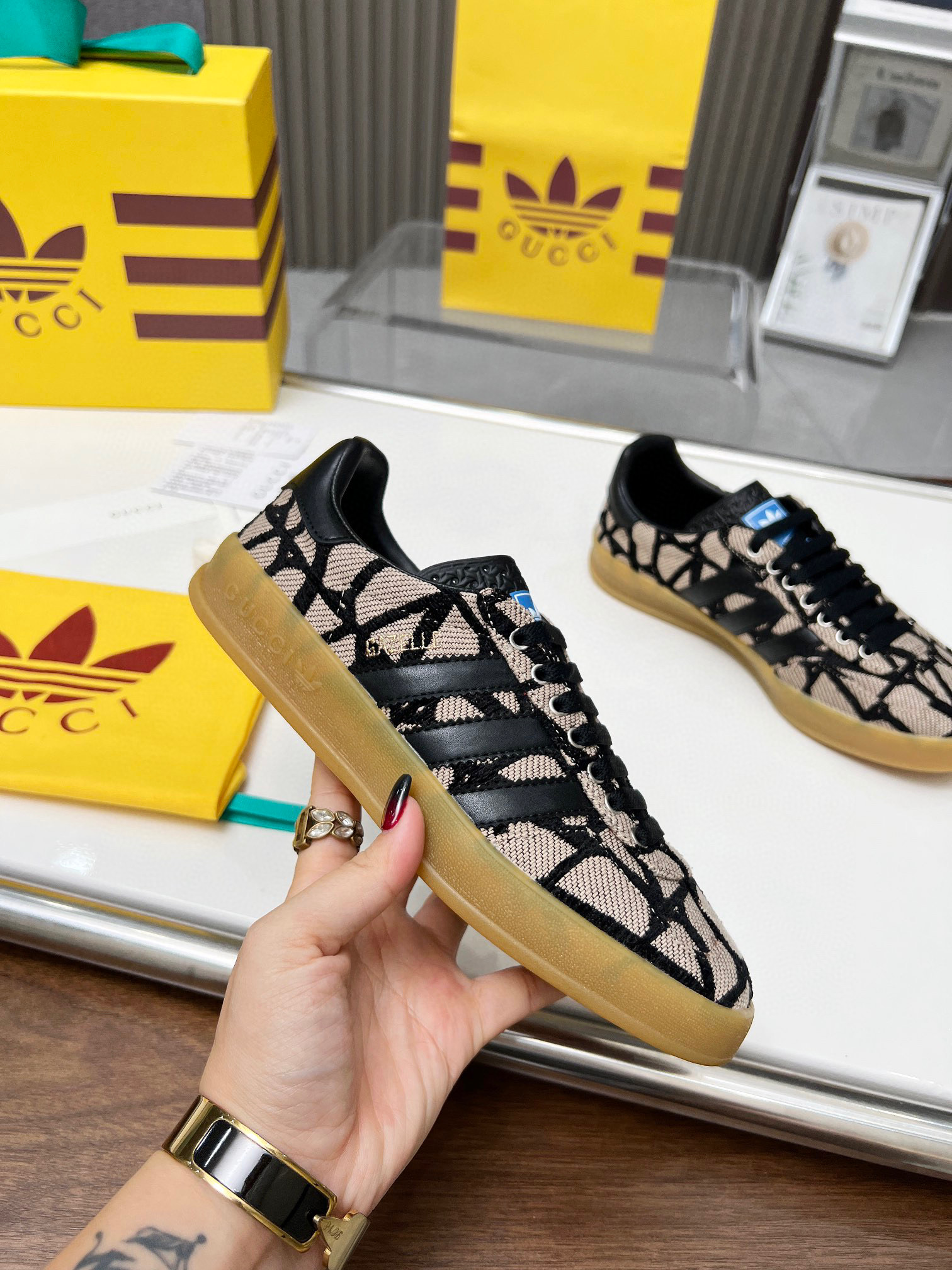 GUCCI & ADIDAS GAZELLE SHOES