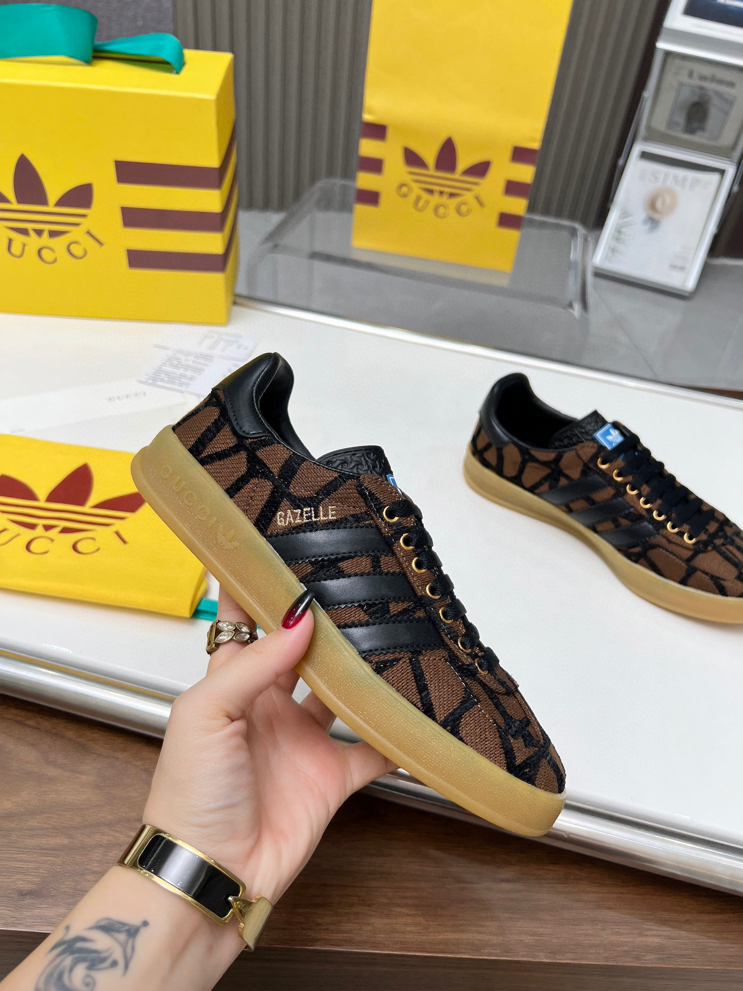 GUCCI & ADIDAS GAZELLE SHOES