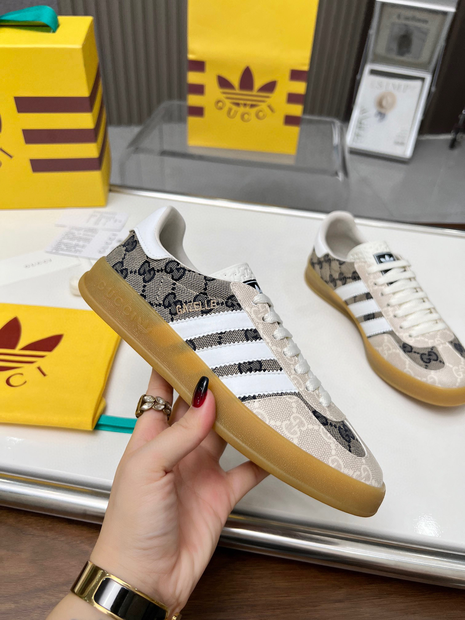 GUCCI & ADIDAS GAZELLE SHOES