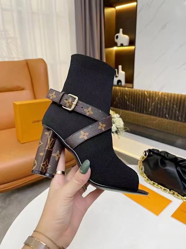 LV Silhouette ankle boots