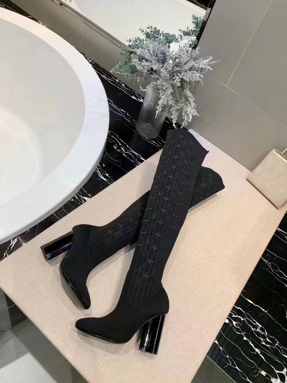 LV Silhouette ankle boots