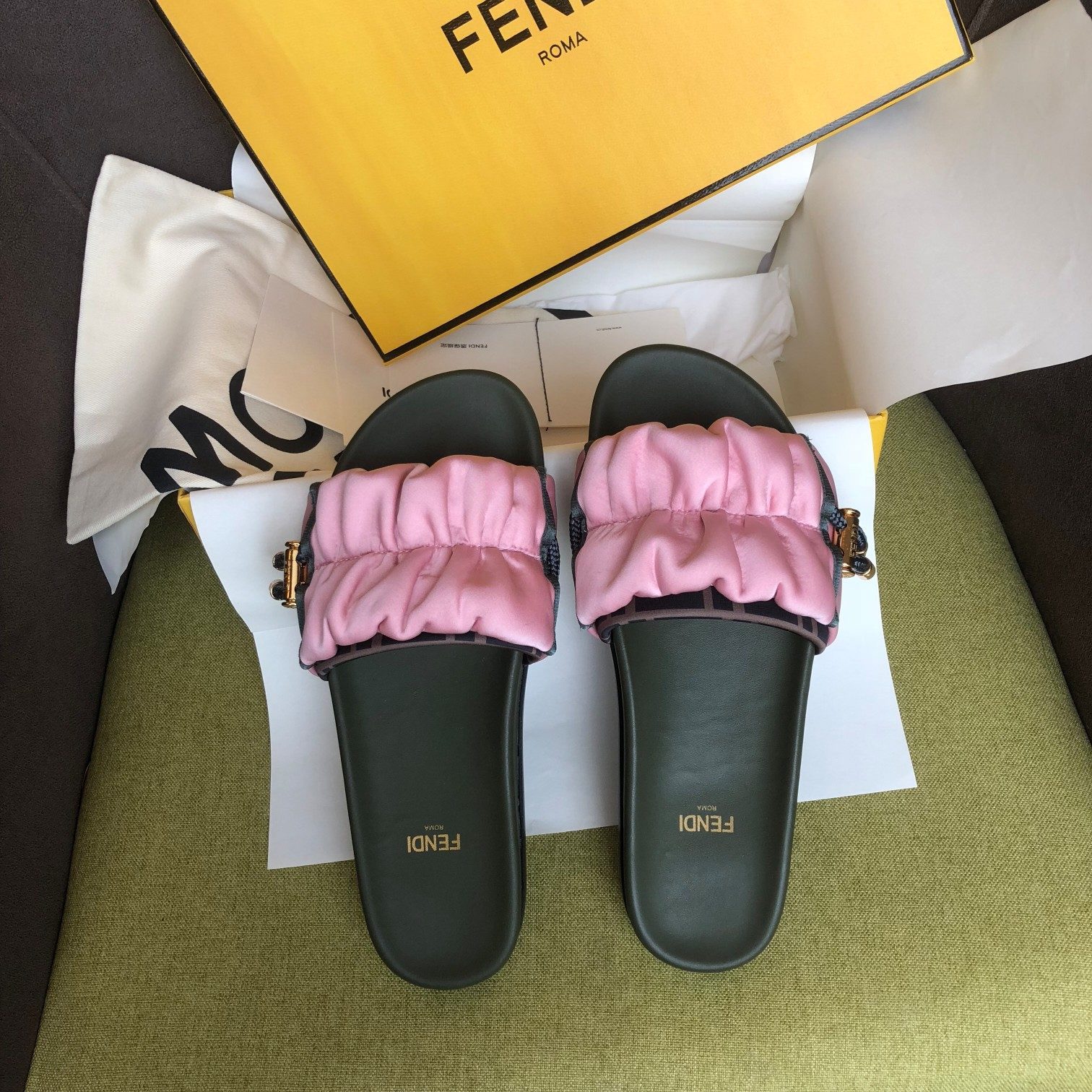FENDI Feel slippers