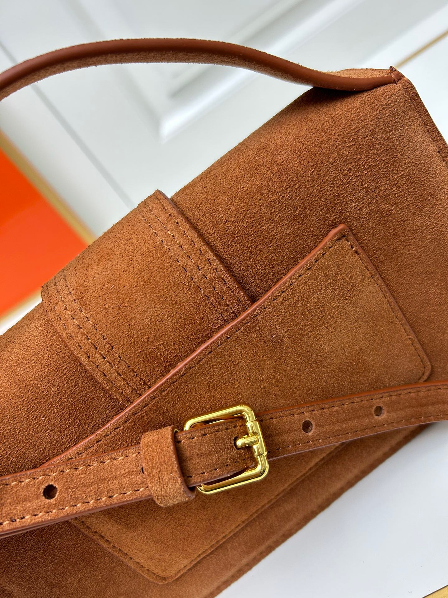 JACQUEMUS Suede Handbag