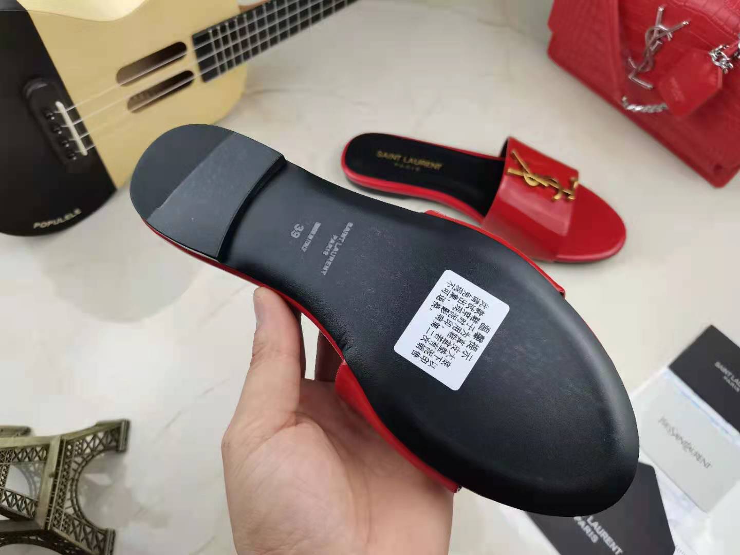 YSL Flat Slippers