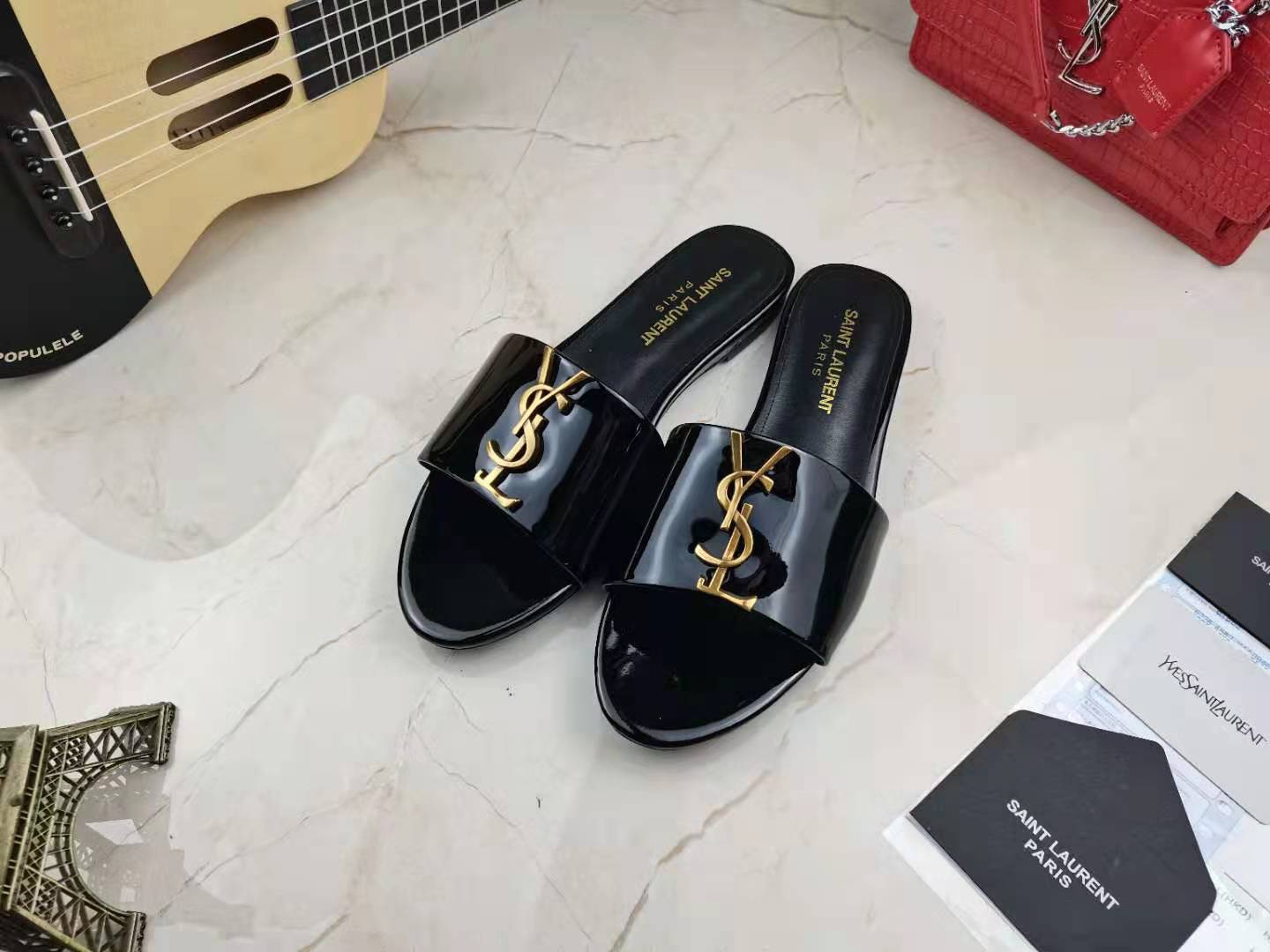 YSL Flat Slippers