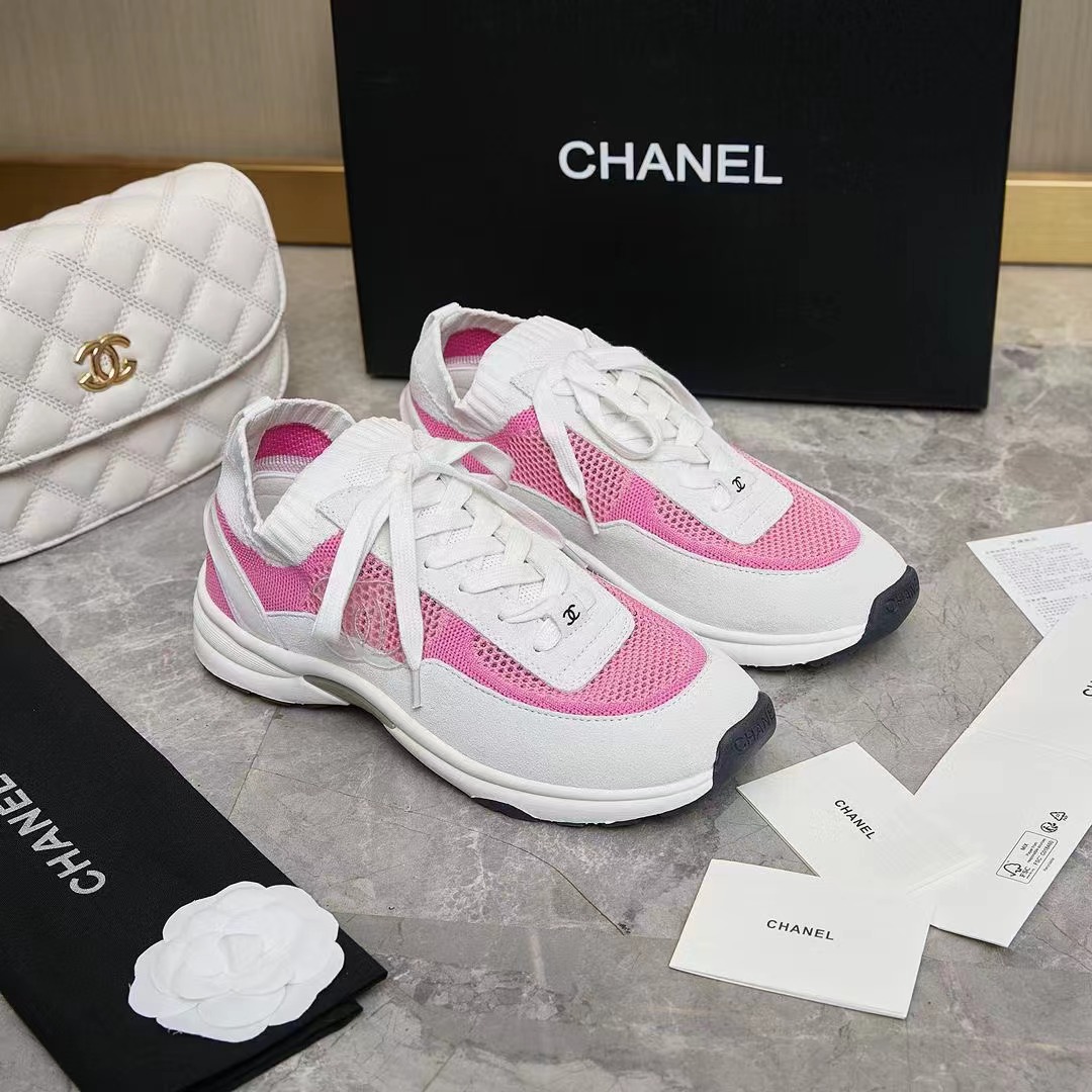 CHANEL Wool Socks Sneakers