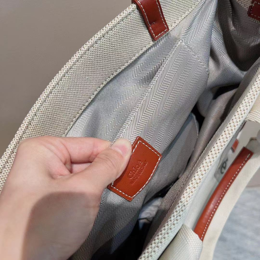 Chloé Canvas shopping bag
