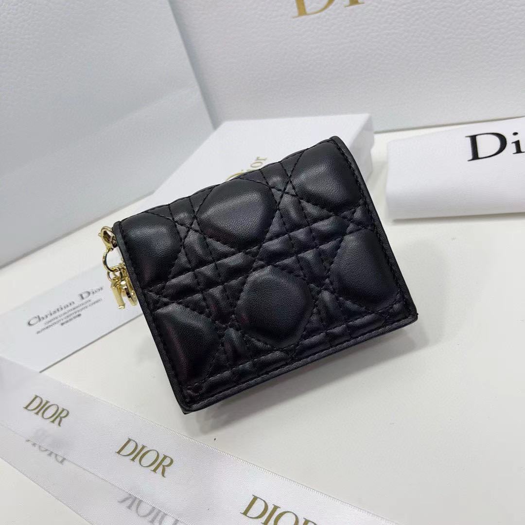 DIOR Caro Hibiscus Wallet