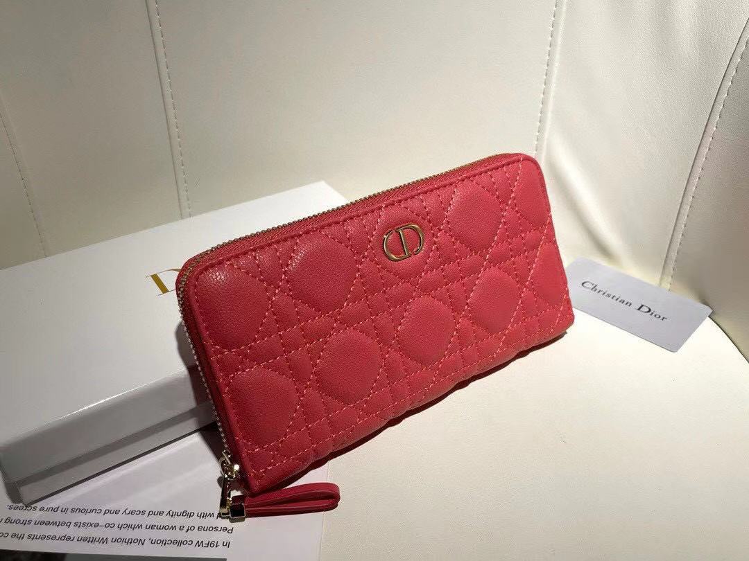 DIOR Caro Long Flap Wallet