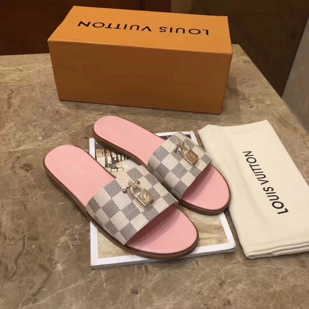 LV Locks Slippers