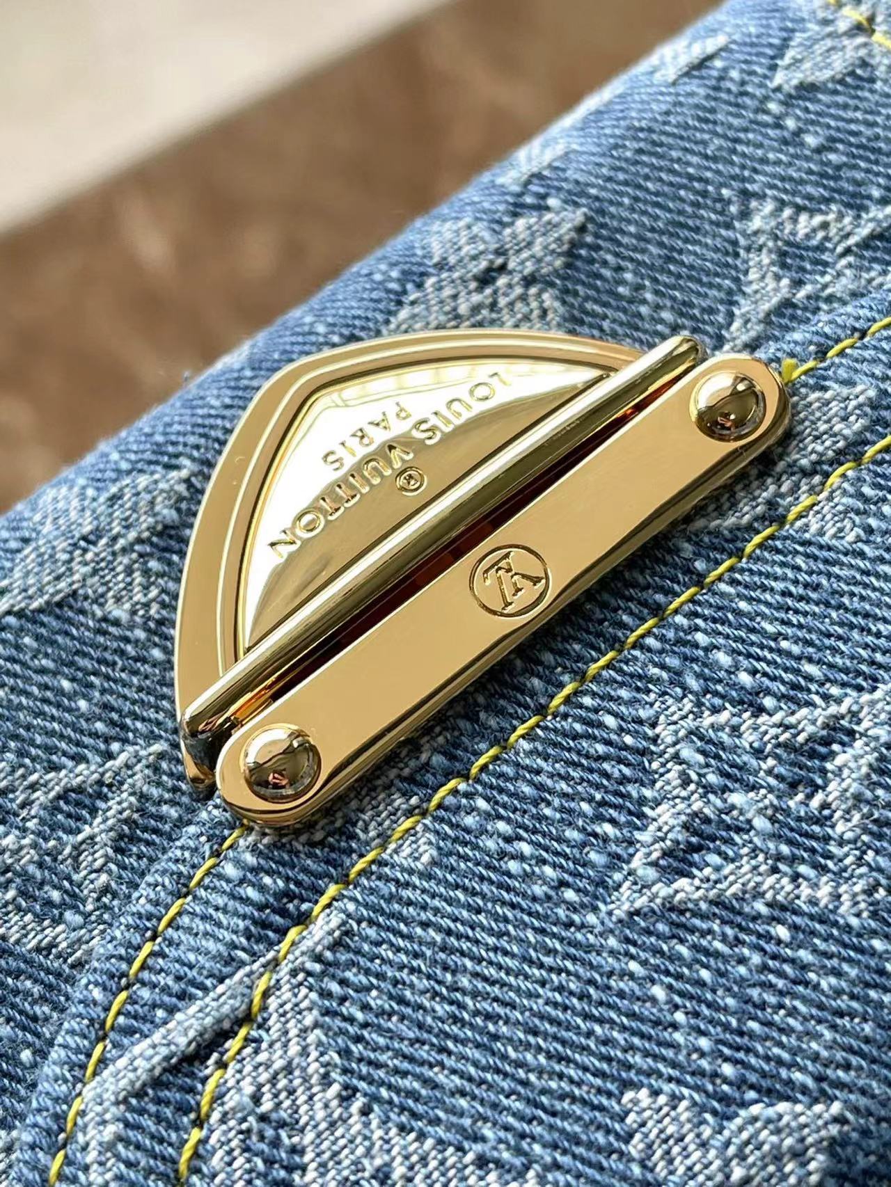 LV Denim Card case