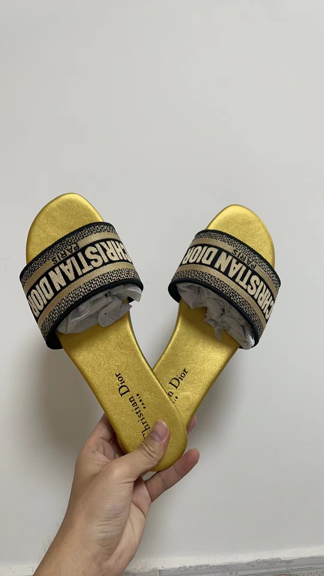 DIOR DWAY Cotton Slides