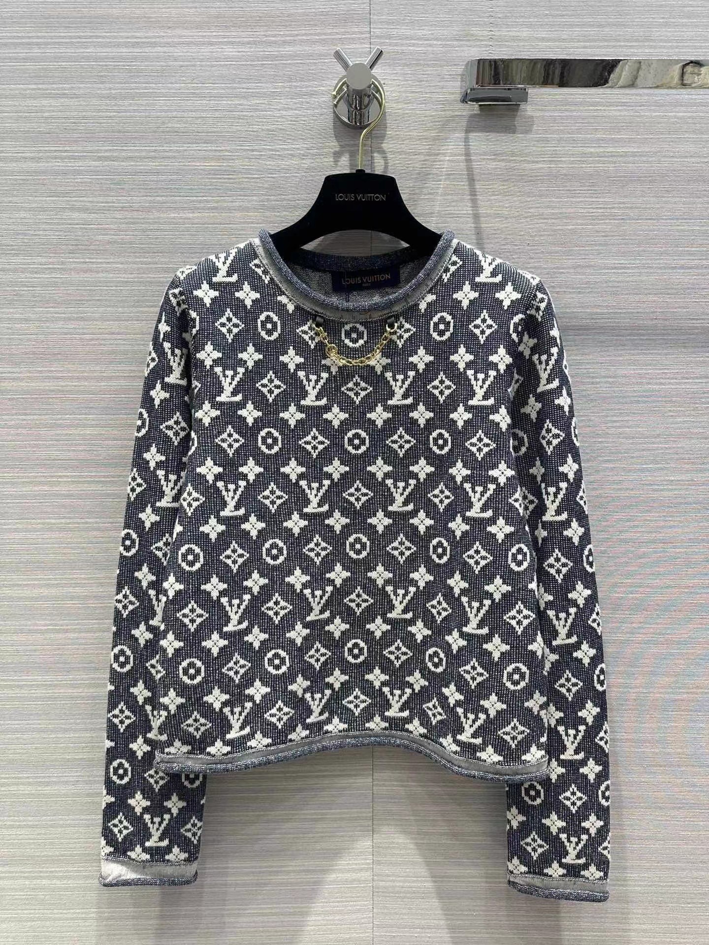 LV Monogram Jacquard Pullover