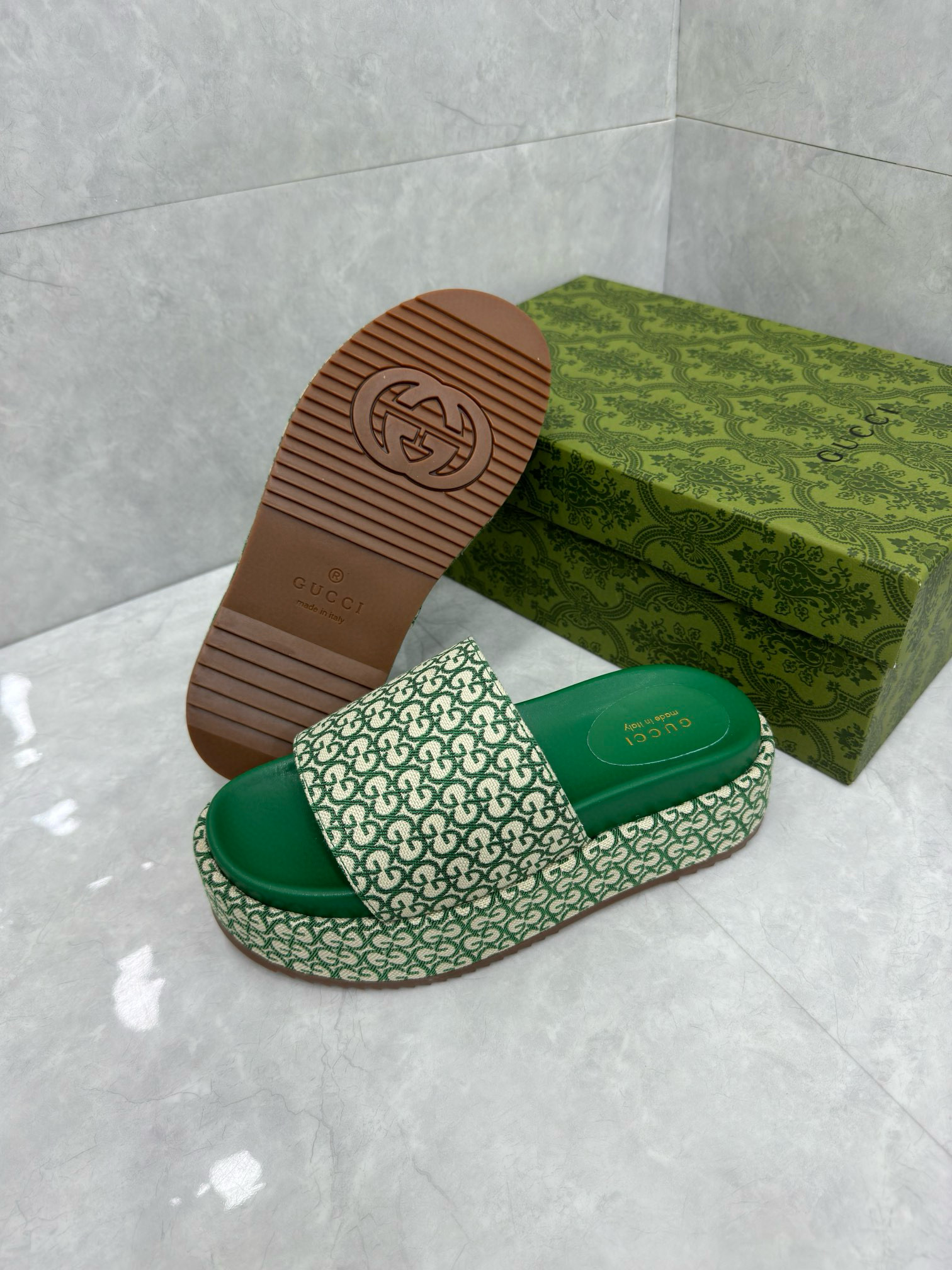 GUCCI Platform Slippers