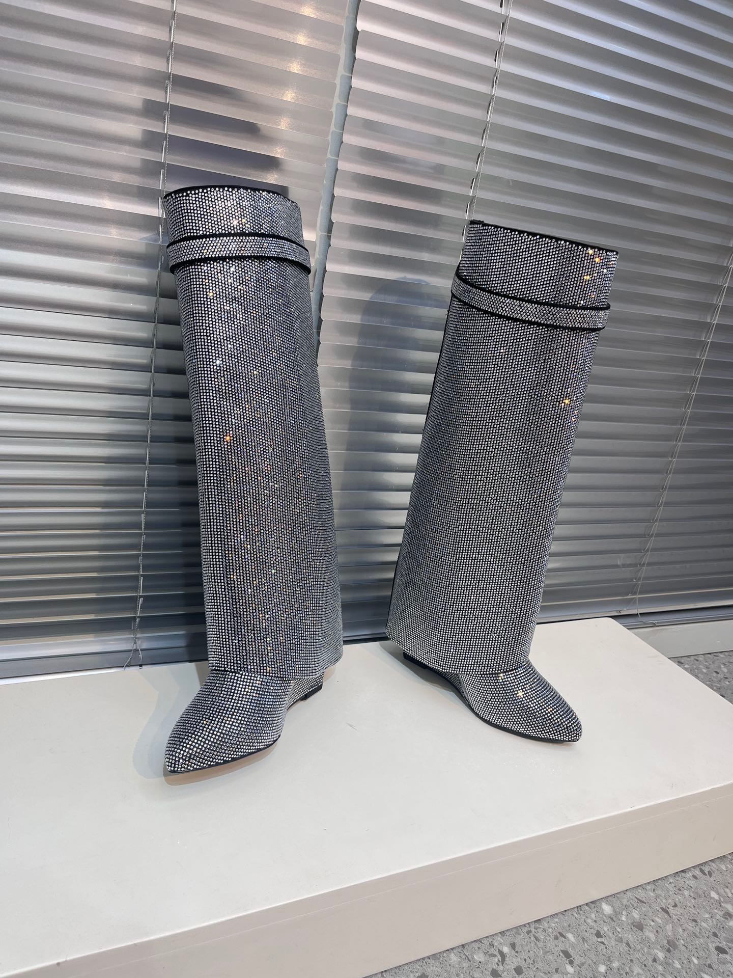 GIVENCHY Shark Diamond Boots