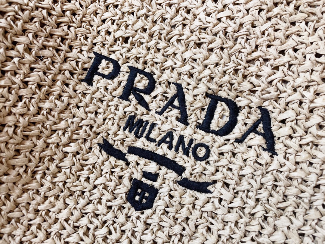 PRADA Straw Bag