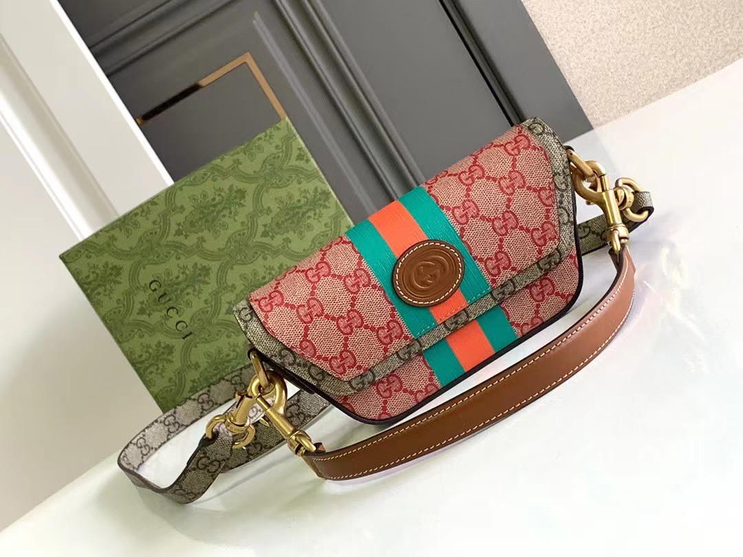 GUCCI Cloth Crossbody Bag
