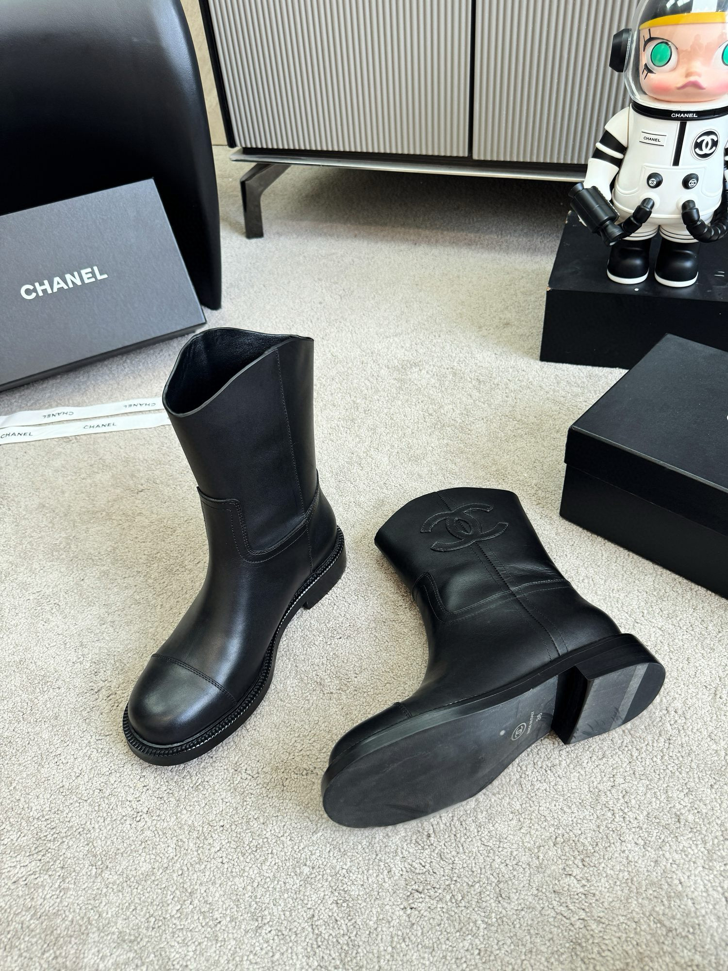 CHANEL knight boots