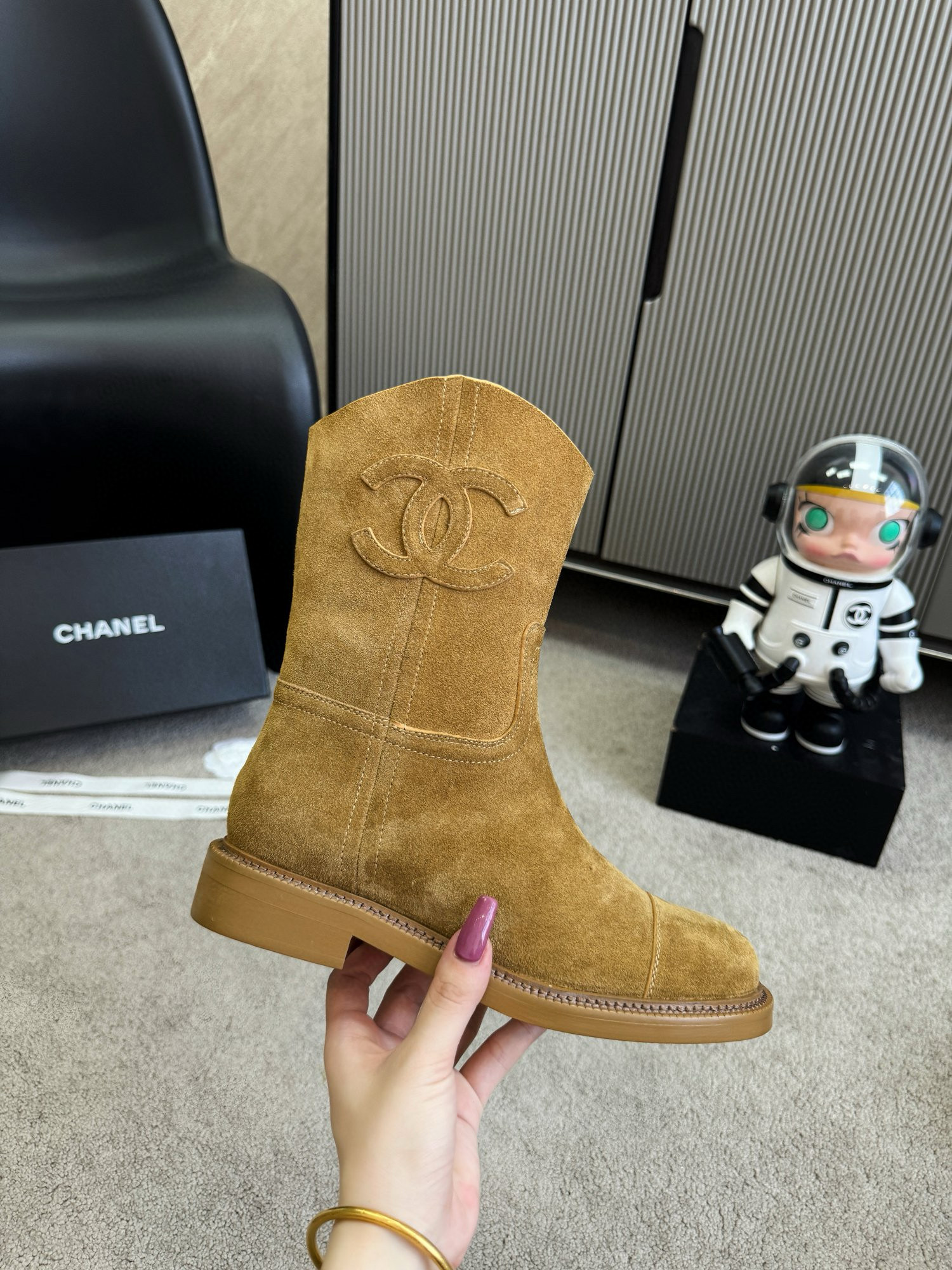 CHANEL knight boots