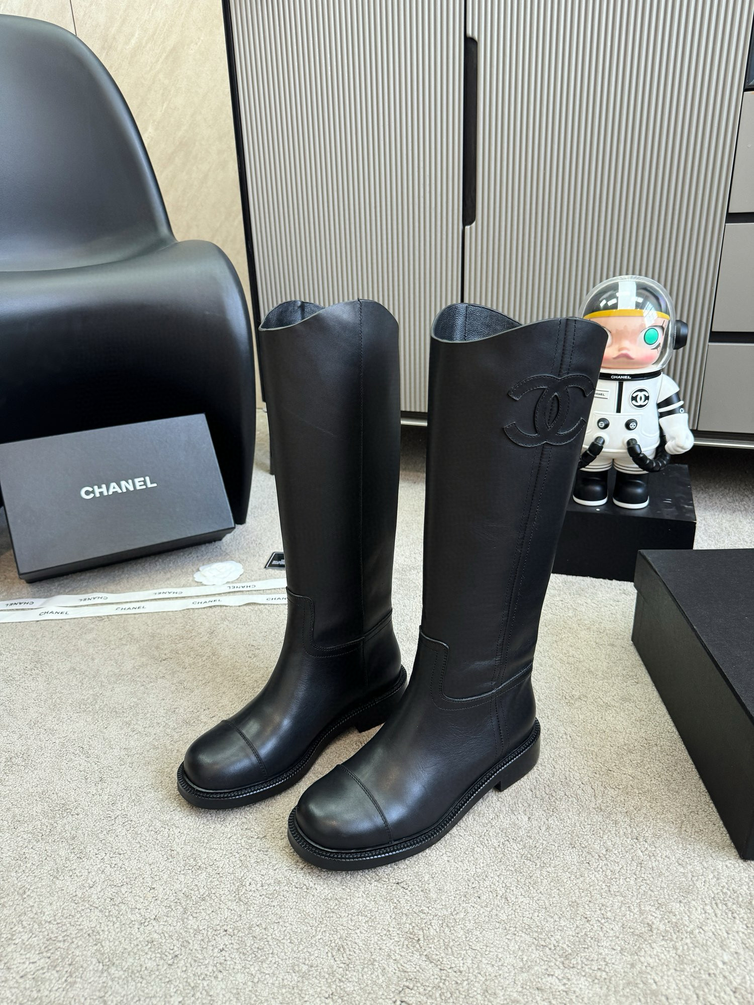 CHANEL knight boots