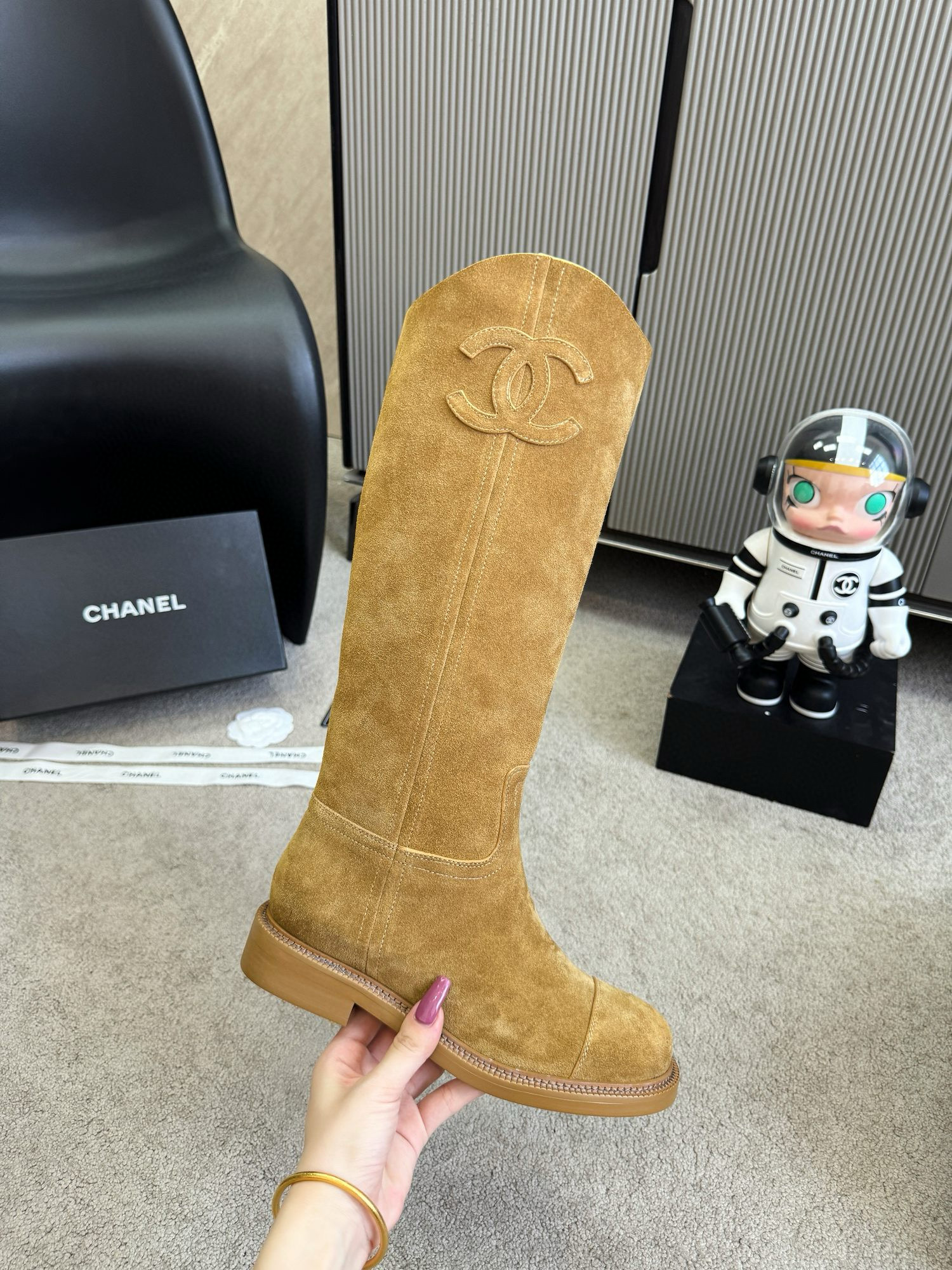 CHANEL knight boots