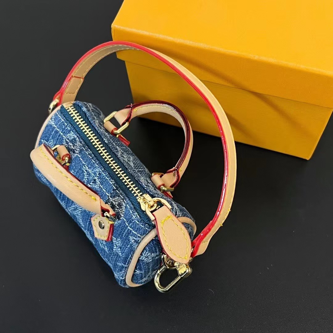 LV Mini Speed Denim Bag