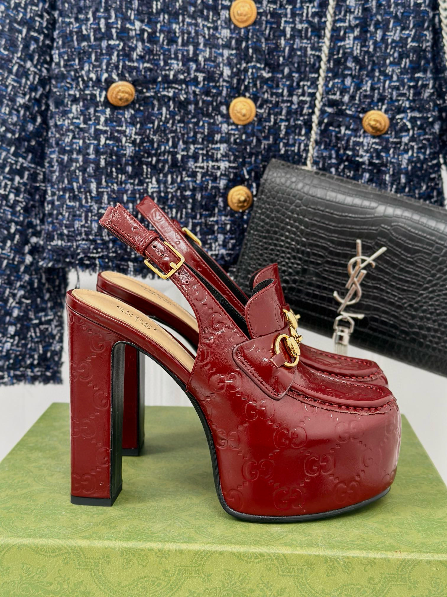 GUCCI Platform high-heeled sandals